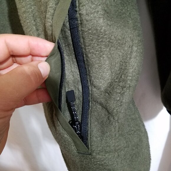 Eddie Bauer Men’s Mixed Media Fleece Jacket Size 3XL–Black/Gray Warm Outdoor NEW - Picture 12 of 15